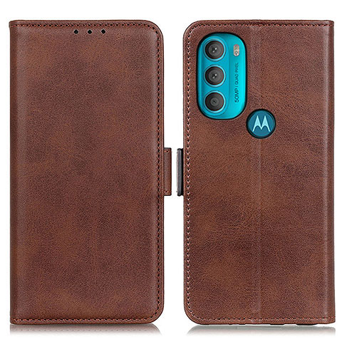 Handytasche Stand Schutzhülle Flip Leder Hülle M15L für Motorola Moto G71 5G Braun