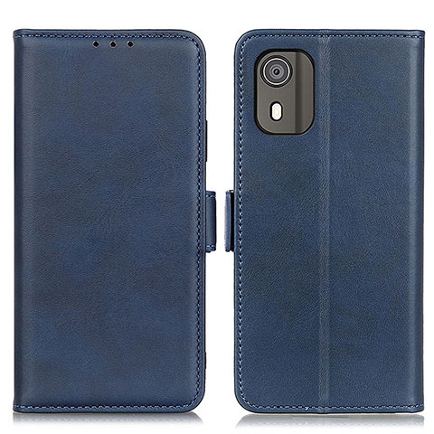 Handytasche Stand Schutzhülle Flip Leder Hülle M15L für Nokia C02 Blau