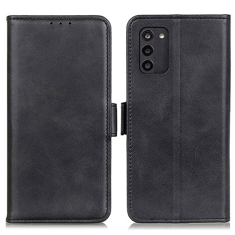 Handytasche Stand Schutzhülle Flip Leder Hülle M15L für Nokia G100 Schwarz