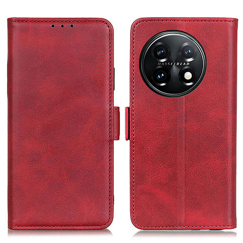 Handytasche Stand Schutzhülle Flip Leder Hülle M15L für OnePlus 11 5G Rot