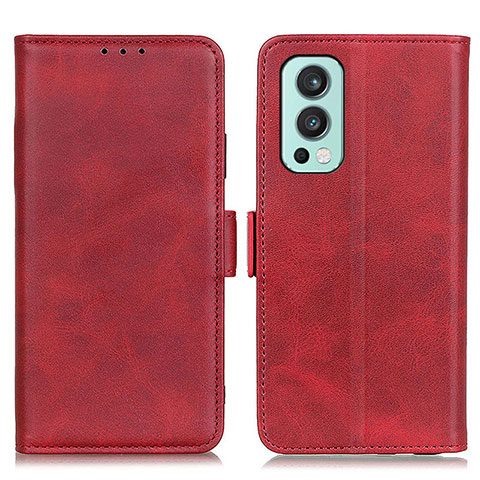 Handytasche Stand Schutzhülle Flip Leder Hülle M15L für OnePlus Nord 2 5G Rot