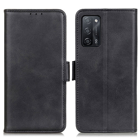 Handytasche Stand Schutzhülle Flip Leder Hülle M15L für Oppo A55 5G Schwarz