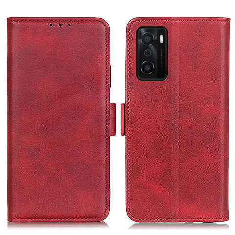 Handytasche Stand Schutzhülle Flip Leder Hülle M15L für Oppo A55S 5G Rot