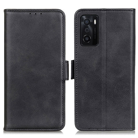 Handytasche Stand Schutzhülle Flip Leder Hülle M15L für Oppo A55S 5G Schwarz