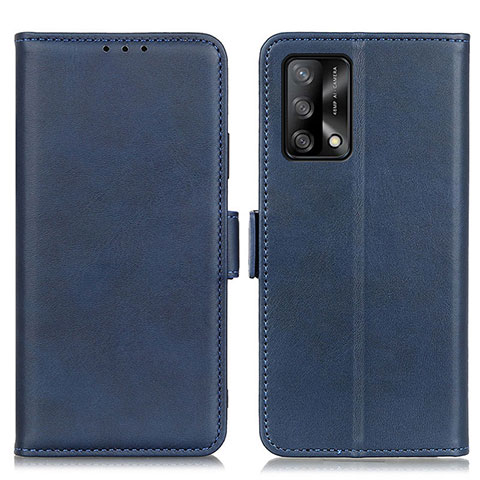 Handytasche Stand Schutzhülle Flip Leder Hülle M15L für Oppo A74 4G Blau