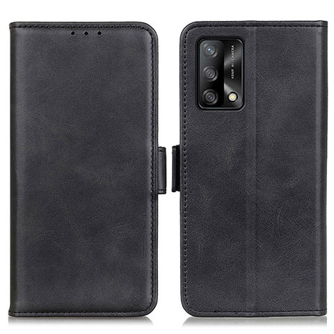 Handytasche Stand Schutzhülle Flip Leder Hülle M15L für Oppo A74 4G Schwarz