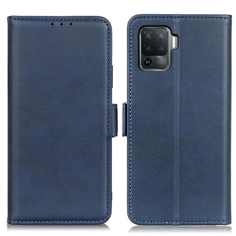 Handytasche Stand Schutzhülle Flip Leder Hülle M15L für Oppo A94 4G Blau