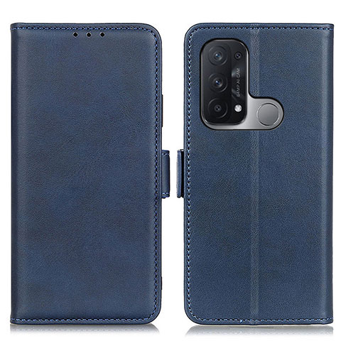 Handytasche Stand Schutzhülle Flip Leder Hülle M15L für Oppo Reno5 A Blau