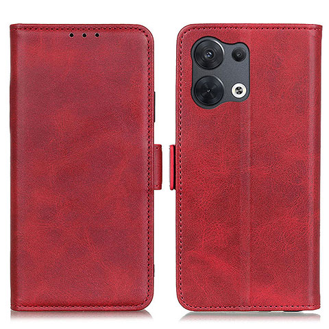 Handytasche Stand Schutzhülle Flip Leder Hülle M15L für Oppo Reno8 5G Rot