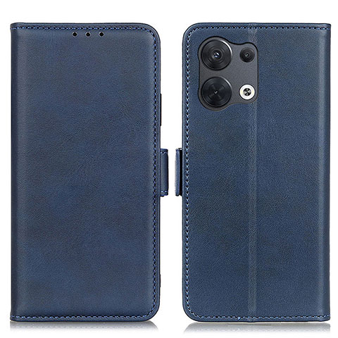 Handytasche Stand Schutzhülle Flip Leder Hülle M15L für Oppo Reno9 5G Blau