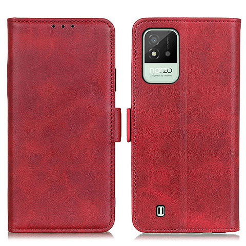 Handytasche Stand Schutzhülle Flip Leder Hülle M15L für Realme C20 Rot