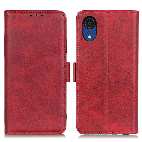 Handytasche Stand Schutzhülle Flip Leder Hülle M15L für Samsung Galaxy A03 Core Rot