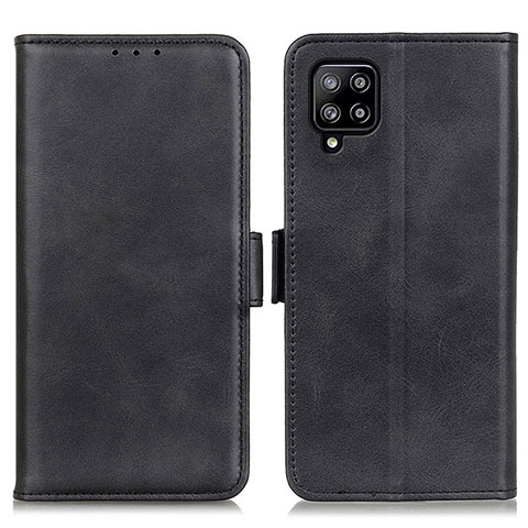 Handytasche Stand Schutzhülle Flip Leder Hülle M15L für Samsung Galaxy A22 4G Schwarz