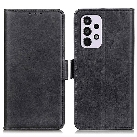 Handytasche Stand Schutzhülle Flip Leder Hülle M15L für Samsung Galaxy A33 5G Schwarz