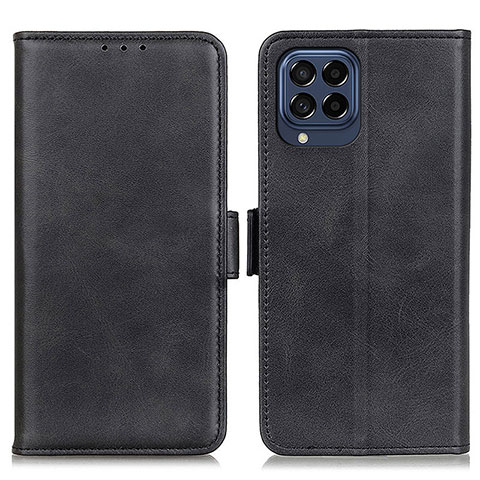 Handytasche Stand Schutzhülle Flip Leder Hülle M15L für Samsung Galaxy M53 5G Schwarz