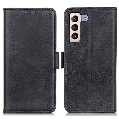 Handytasche Stand Schutzhülle Flip Leder Hülle M15L für Samsung Galaxy S21 5G Schwarz