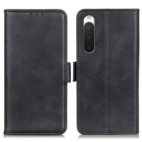 Handytasche Stand Schutzhülle Flip Leder Hülle M15L für Sony Xperia 10 IV Schwarz