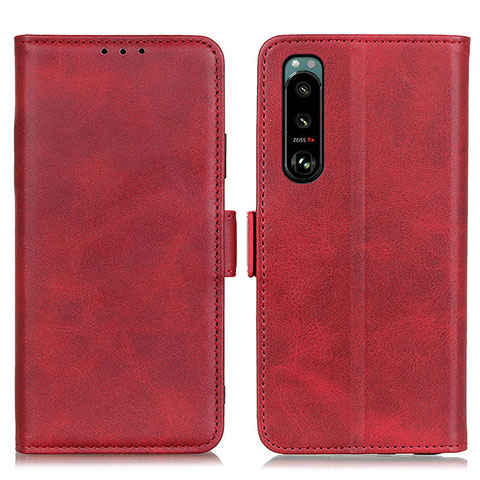 Handytasche Stand Schutzhülle Flip Leder Hülle M15L für Sony Xperia 5 III SO-53B Rot