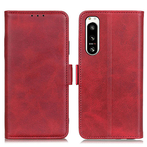 Handytasche Stand Schutzhülle Flip Leder Hülle M15L für Sony Xperia 5 IV Rot