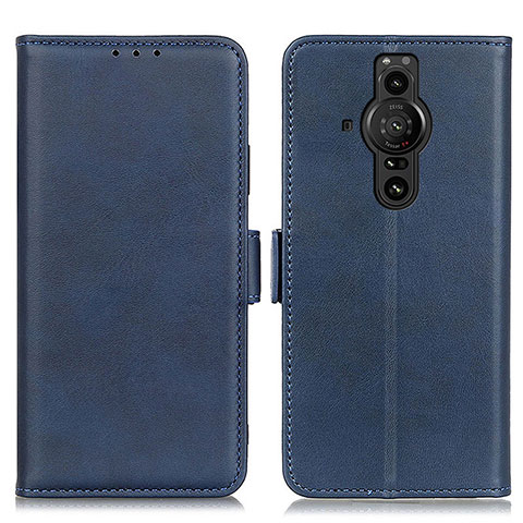 Handytasche Stand Schutzhülle Flip Leder Hülle M15L für Sony Xperia PRO-I Blau