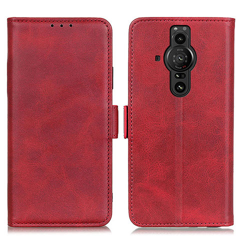 Handytasche Stand Schutzhülle Flip Leder Hülle M15L für Sony Xperia PRO-I Rot