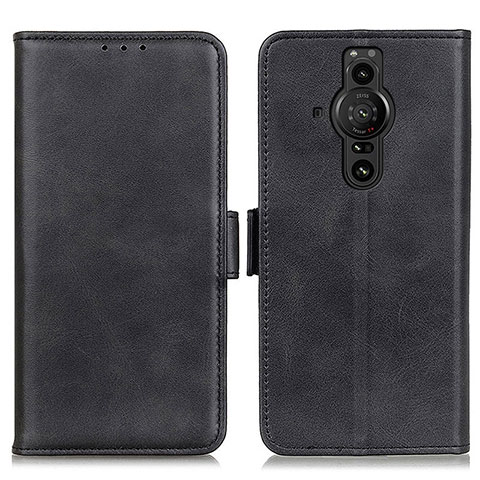 Handytasche Stand Schutzhülle Flip Leder Hülle M15L für Sony Xperia PRO-I Schwarz