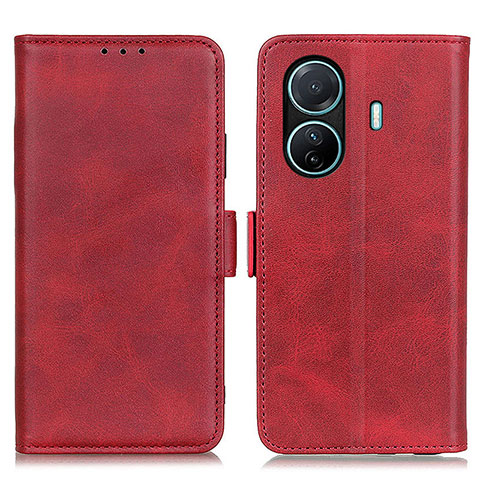 Handytasche Stand Schutzhülle Flip Leder Hülle M15L für Vivo iQOO Z6 Pro 5G Rot