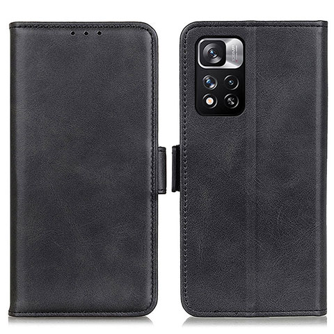 Handytasche Stand Schutzhülle Flip Leder Hülle M15L für Xiaomi Mi 11i 5G (2022) Schwarz