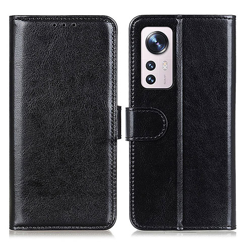 Handytasche Stand Schutzhülle Flip Leder Hülle M15L für Xiaomi Mi 12 Pro 5G Schwarz