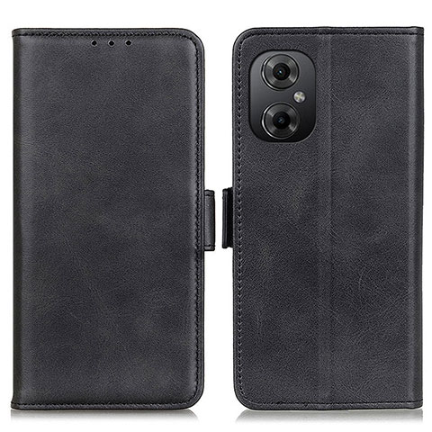 Handytasche Stand Schutzhülle Flip Leder Hülle M15L für Xiaomi Poco M4 5G Schwarz