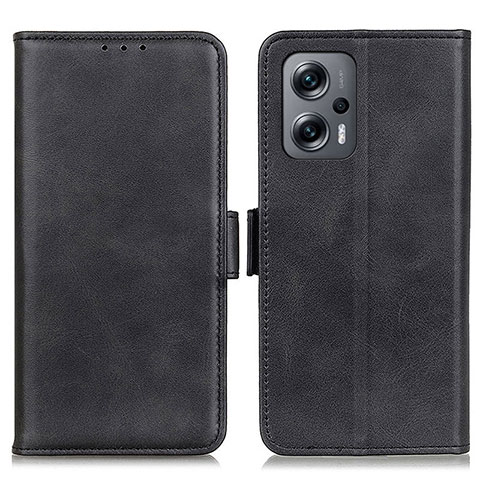 Handytasche Stand Schutzhülle Flip Leder Hülle M15L für Xiaomi Poco X4 GT 5G Schwarz