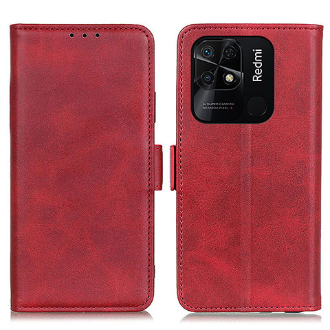 Handytasche Stand Schutzhülle Flip Leder Hülle M15L für Xiaomi Redmi 10 Power Rot