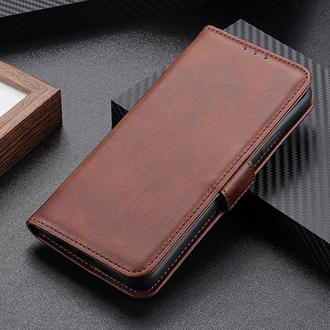 Handytasche Stand Schutzhülle Flip Leder Hülle M15L für Xiaomi Redmi Note 10 4G Braun