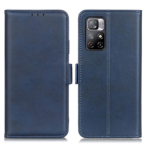 Handytasche Stand Schutzhülle Flip Leder Hülle M15L für Xiaomi Redmi Note 11 5G Blau