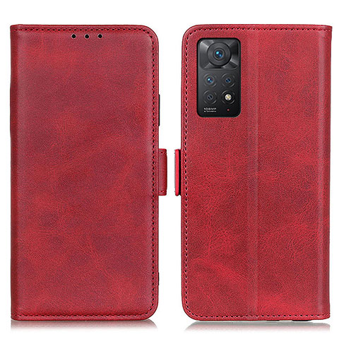 Handytasche Stand Schutzhülle Flip Leder Hülle M15L für Xiaomi Redmi Note 11 Pro 5G Rot