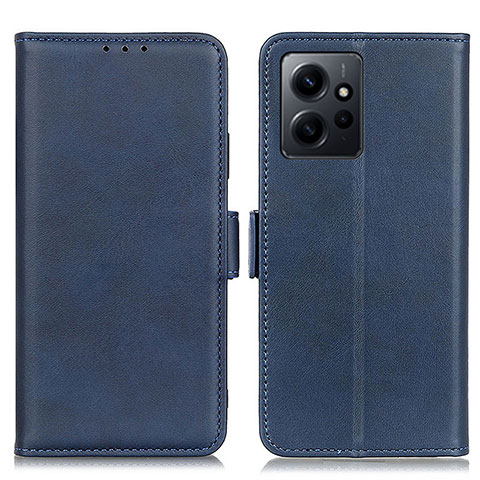 Handytasche Stand Schutzhülle Flip Leder Hülle M15L für Xiaomi Redmi Note 12 4G Blau