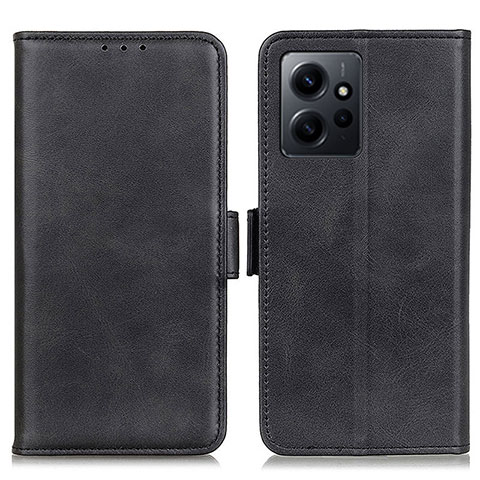 Handytasche Stand Schutzhülle Flip Leder Hülle M15L für Xiaomi Redmi Note 12 4G Schwarz