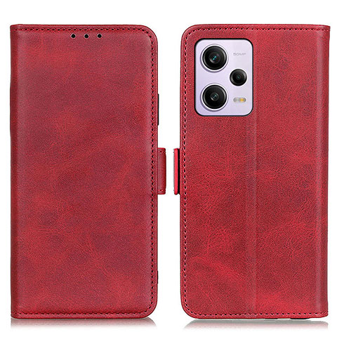 Handytasche Stand Schutzhülle Flip Leder Hülle M15L für Xiaomi Redmi Note 12 Pro 5G Rot