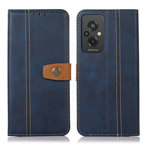 Handytasche Stand Schutzhülle Flip Leder Hülle M16L für Xiaomi Redmi 11 Prime 4G Blau