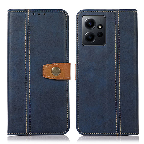 Handytasche Stand Schutzhülle Flip Leder Hülle M16L für Xiaomi Redmi Note 12 4G Blau