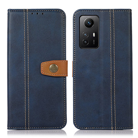 Handytasche Stand Schutzhülle Flip Leder Hülle M16L für Xiaomi Redmi Note 12S Blau