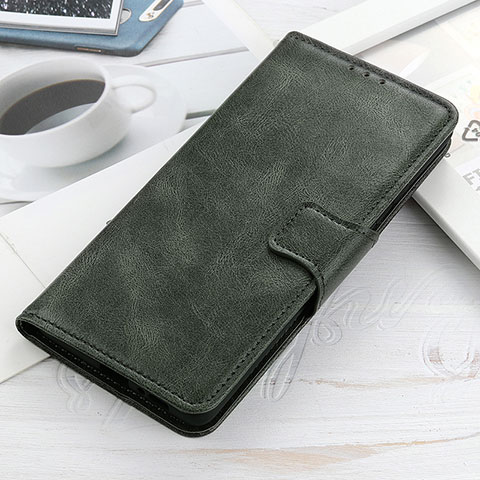 Handytasche Stand Schutzhülle Flip Leder Hülle ML9 für Realme C35 Grün