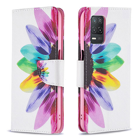 Handytasche Stand Schutzhülle Flip Leder Hülle Modisch Muster B01F für Realme 8s 5G Plusfarbig