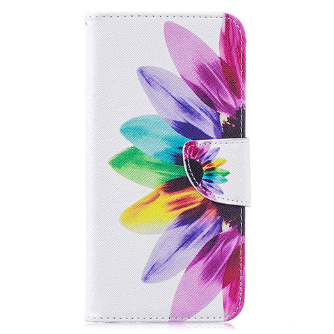 Handytasche Stand Schutzhülle Flip Leder Hülle Modisch Muster B01F für Samsung Galaxy M10 Plusfarbig