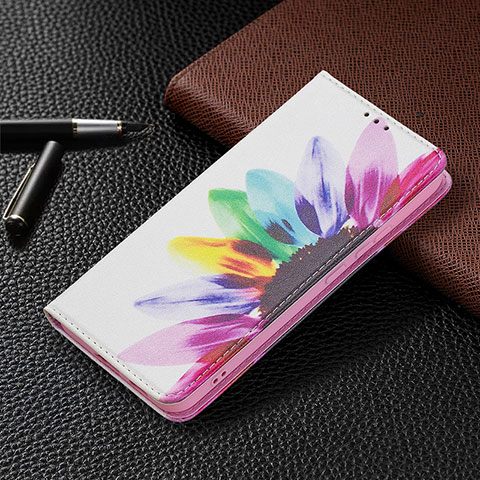 Handytasche Stand Schutzhülle Flip Leder Hülle Modisch Muster B03F für Samsung Galaxy S22 Plus 5G Bunt