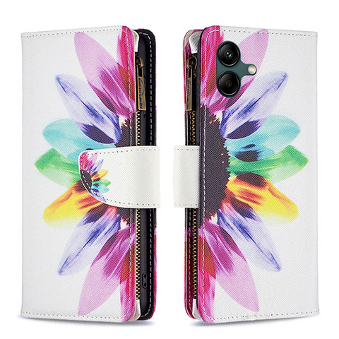 Handytasche Stand Schutzhülle Flip Leder Hülle Modisch Muster B04F für Samsung Galaxy A04 4G Plusfarbig