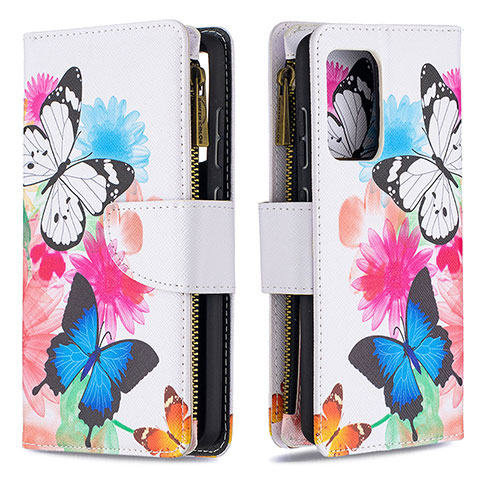 Handytasche Stand Schutzhülle Flip Leder Hülle Modisch Muster B04F für Samsung Galaxy A52 4G Bunt