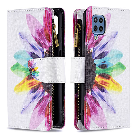 Handytasche Stand Schutzhülle Flip Leder Hülle Modisch Muster B04F für Samsung Galaxy M32 4G Plusfarbig