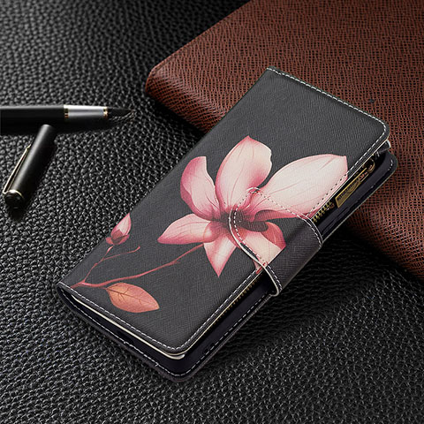 Handytasche Stand Schutzhülle Flip Leder Hülle Modisch Muster BF3 für Xiaomi Redmi Note 10 Pro 4G Rot