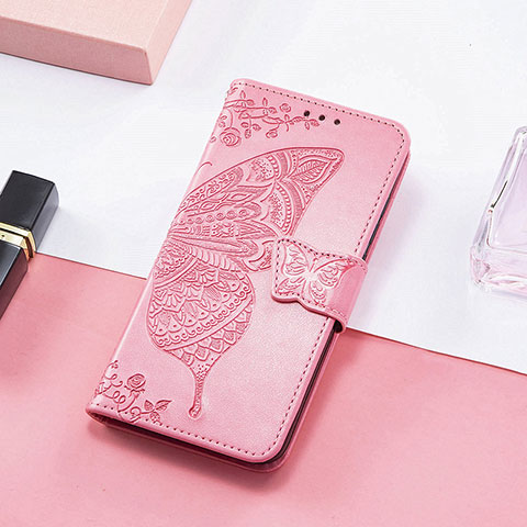 Handytasche Stand Schutzhülle Flip Leder Hülle Modisch Muster H08 für Apple iPhone 14 Plus Pink